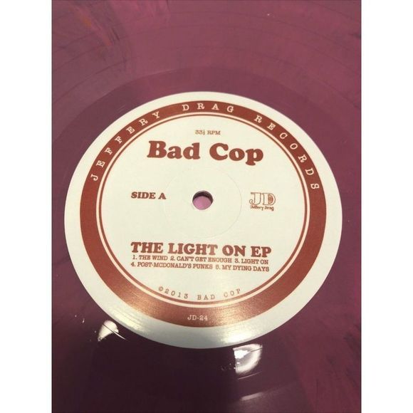 Bad Cop The Light On EP Vinyl 2013 VG - Picture 8 of 9